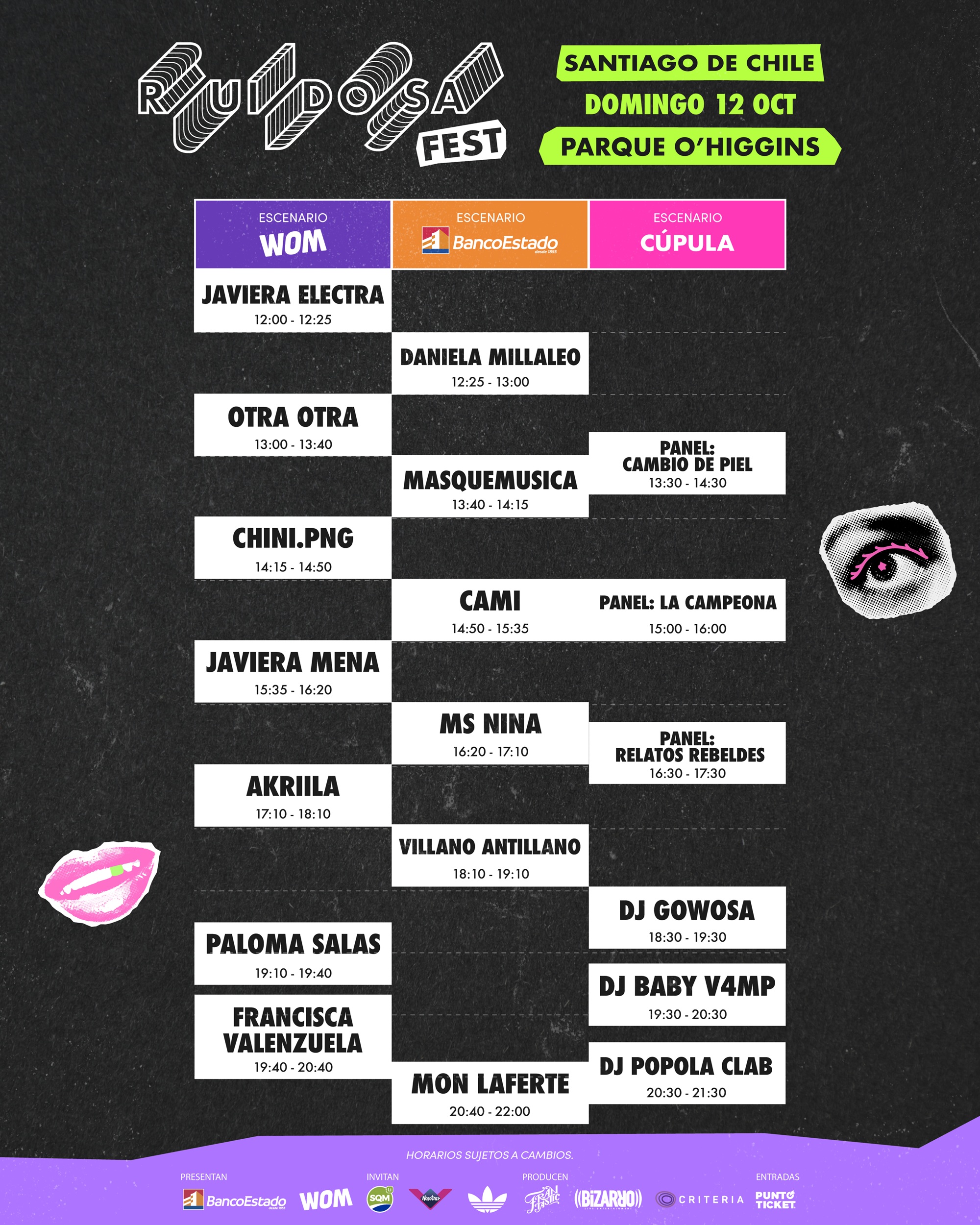 Se viene Ruidosa Fest: Conoce los horarios